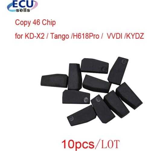 10PCS X Car Key Chip Can Program/Copy 46 Chip for KD-X2 KD Copy Car Key Chip for KD-X2 / Tango /H618Pro / VVDI /KYDZ