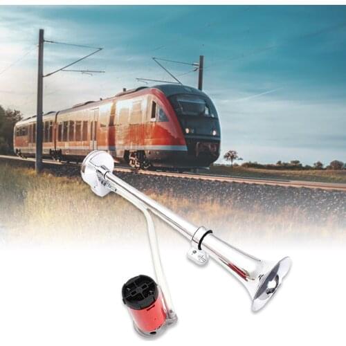 12V Car Air Horn 150DB Super Loud Universal Horn Single Trumpet Compressor Horn For Car Truck Boat Motorcycle