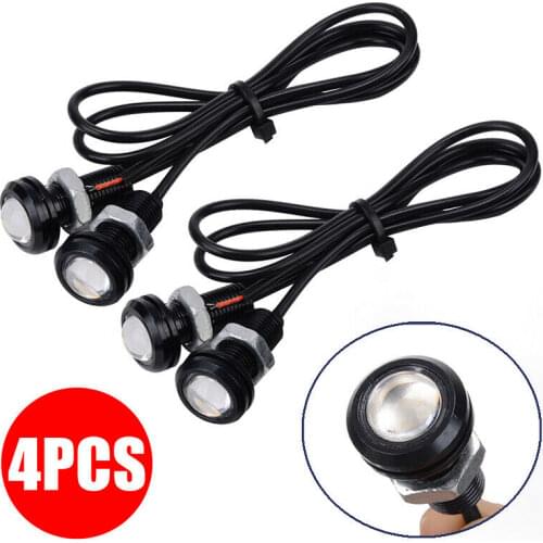 4pcs LED Car Light Front Grille Lighting For Truck SUV Ford SVT Raptor Style LED White Grille Lighting DRL Kit Universal