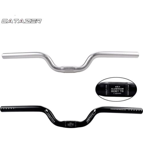 Aluminum Alloy Swallow Shaped Handlebar 520mm*25.4mm For Mountain Road Bike Steering Wheel Bicycle Parts Bicycle Handlebar