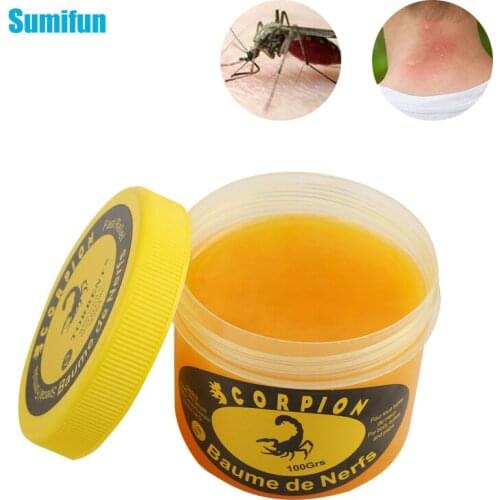 100G Scorpion Bacteriostasis Cream Herbal Mint Repellent Mosquito Bites Treatment Dizziness Joint Pain Powerful Relieve Ointment