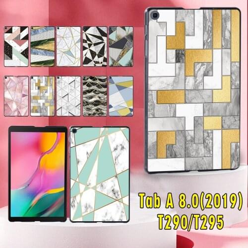 Case for Samsung Galaxy Tab A 8.0" 2019 T290/T295 Anti-fall Ultra-thin Plastic Tablet Hard Shell Back Cover+Stylus
