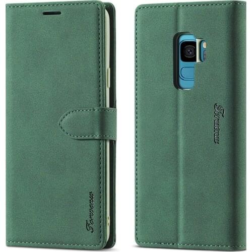 For Hoesje Samsung S9 Plus Case Leather Vintage Phone Case On Samsung Galaxy S9 Plus Case Flip Wallet Cover For Samsung S 9 Case