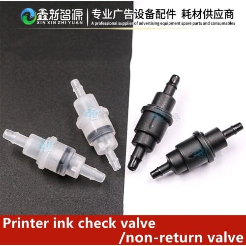 Ink hose One way valve for Inkjet printer Mutoh Roland Mimaki Allwin Eco-solvent printer Ink pipe connector ink non-return valve