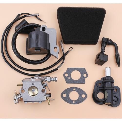 Carburetor Ignition Coil Oil Pump Kit For Partner 350 351 370 371 390 420 Mcculloch Mac 335 435 436 440 441 Chainsaw Parts