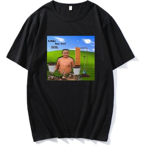 2021 Hot Sale Gibby Has Located Soil T-Shirts Casual Unsiex Clothing Oversized Daily Couple Loose Trip Tops Hip-pop Streetwears