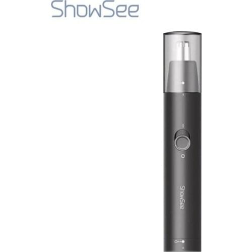 Youpin ShowSee C1-BK Portable Electric Nose Hair Trimmer Removable Washable Double-edged 360° Rotating Cutter Head