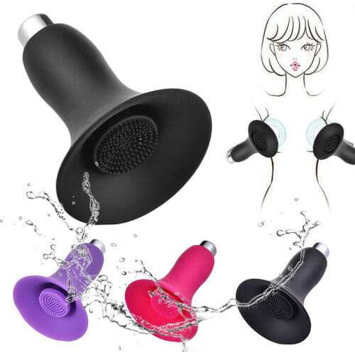 Breast massager nipple stimulation pussy stimulation brush breast vibration brush female masturbator breast massage sex toys