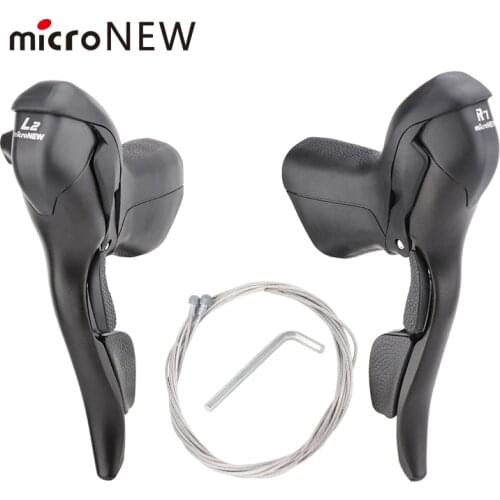 MicroNEW road bike gear lever 3*10 Speed 105 kit R7000 2*10 Speed brake lever dual control lever
