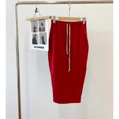 Fashion women 2021 new sexy solid color lace-up back split hip skirt 0401