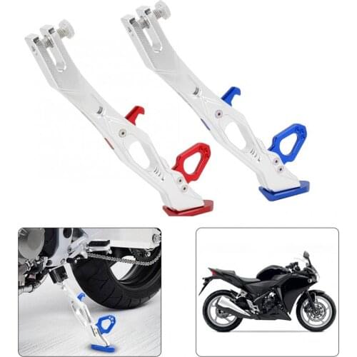 Motorcycle Aluminum Alloy Side Stand Tripod Frame Parking Feet Kickstand B05026 motorcycle accessories