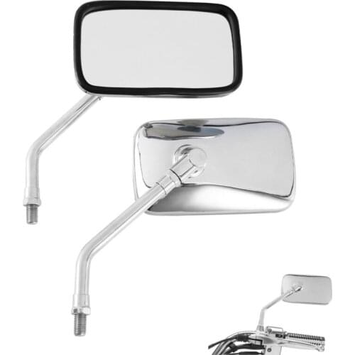 Motorcycle 10mm Side Rear View Mirrors For Yamaha XV1100 XVS1300 DS400 XVS400 XV1900 XV1700 Scooter