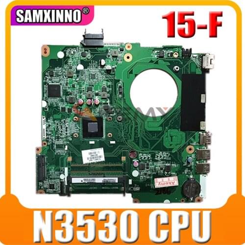 Original For HP 15-F Series Laptop Motherboard 781100-501 781100-001 DAU88MMB6A0 With N3530 CPU MB 100% Tested Fast Ship
