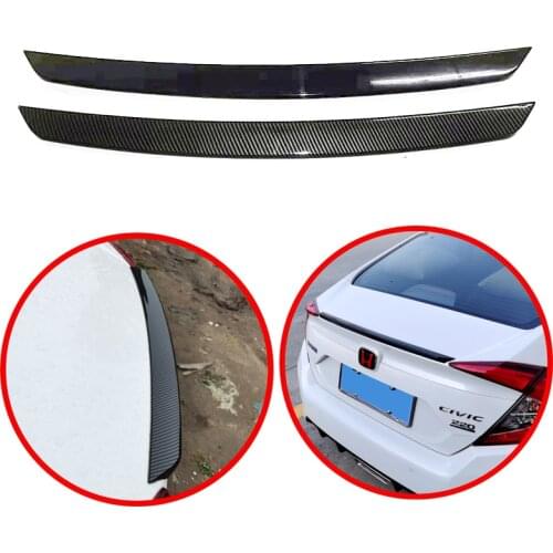 2016 2017 2018 2019 For Honda Civic Spoiler Rear Spoiler High Quality ABS Spoilers By DIY Color Carbon Fiber Color