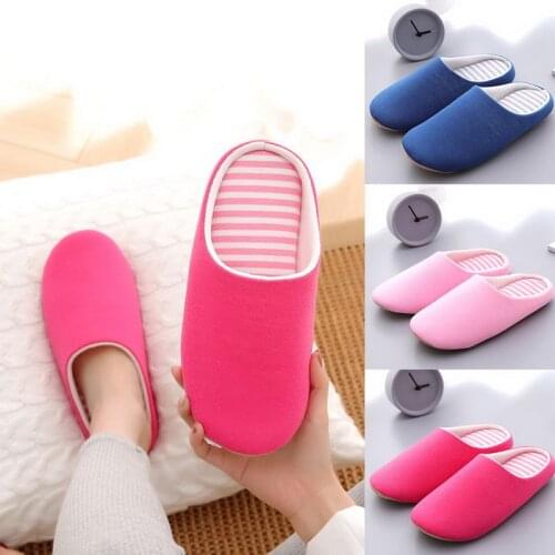 Slippers for Women Shoes Indoor House Plush Soft Cute Cotton Shoes Non-slip Floor Home Slippers Women Slides for Bedroom Shoes