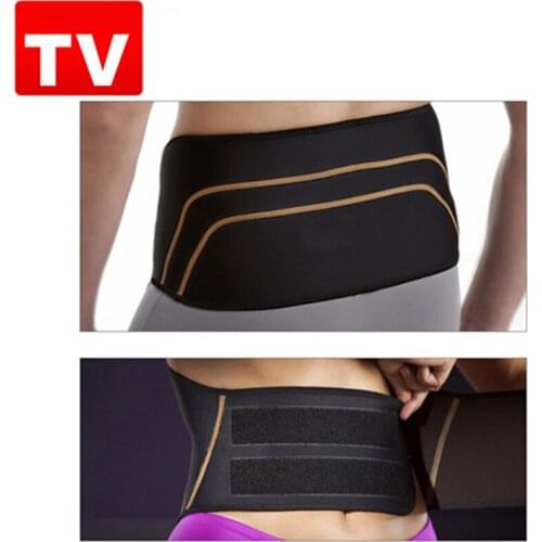 Mens Waist Trainer Sport Training Girdle Neoprene Shaping Waistband Slimming Waist Belly Strong Stickiness Copper Belt Shapers