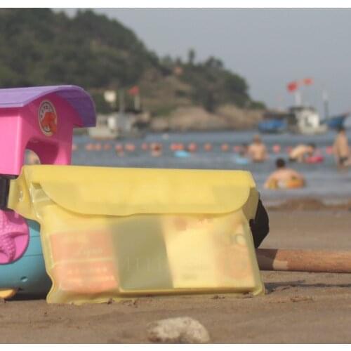Outdoor Beach Waist Bag Waterproof PVC Running Touch Screen Swimming Bag Mobile Phone Pouch Swimming Portable Fishing bag