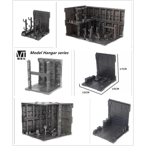 Universal HANGAR garage frontline base scene VT-116 for Bandai Gundam free combination DM017