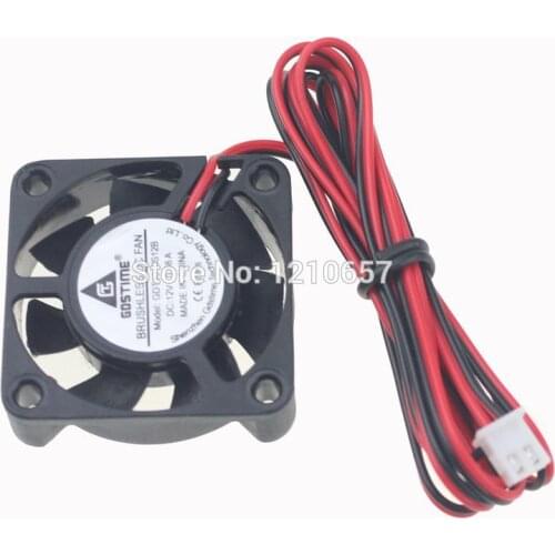 1 Pieces Gdstime 12V 2Pin DC Cooling Fan 40mm 40x40x10mm 4cm 4010s 1M wire RepRap 3D Printer CPU