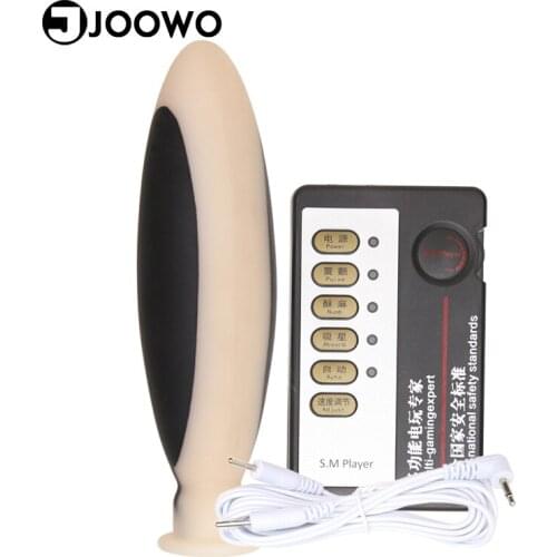 XXL Larger Electro Anal Plug Bullet Electrotherapy Electric Shock Butt Plug Anal Sex Toys Male Prostate Massager Sex Products