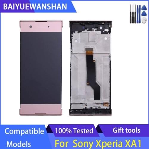 5.0" For SONY Xperia XA1 LCD Touch Screen with Frame LCD for SONY XPERIA XA1 Display G3112 G3116 G3121