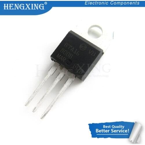 10pcs/lot BTA16-800B BTA16-800 TO-220 800V 16A new original In Stock