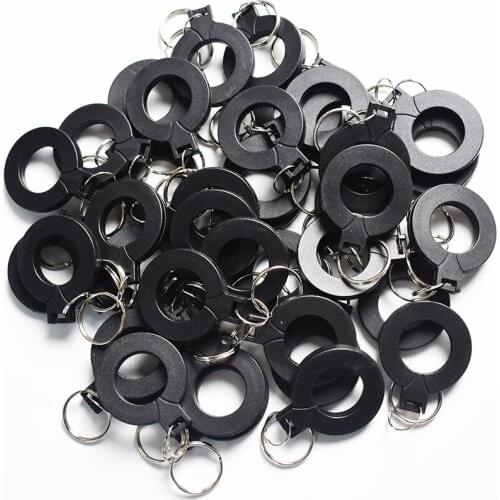 100Pcs 13.56MHz IC Keyfobs Tags Access Control IC Key Finder Card Token Attendance Management Keychain