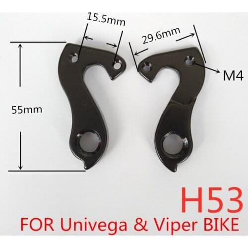 2pcs Bicycle gear rear derailleur hanger mech dropout road mtb For Univega Viper Rear Derailleur Hangers Mech Gear Dropouts