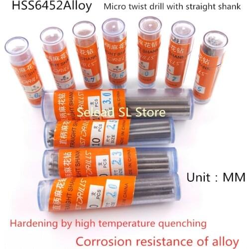 Auger bit Mixed 100pcs/lot from 1.0mm to 1.9mm Micro Twist Drilling Bit Auger for Electrical Drill