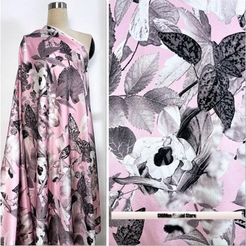 CNUM SP949 Pure Silk/ Orchid, Pink /Silk Fabric 92% Silk 8% Spandex Elastic/ Width 1.27yd Thickness 19momme/ Sold by meter