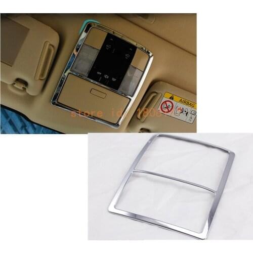 For Toyota Prado/FJ150 2010 2011 2012 2013 Car Styling Cover Stick Stainless Steel Head Read Front Reading Light Lamp Trim 1pcs