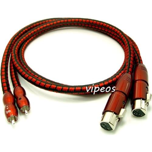King Cobra Audio PSC XLR Female to RCA Interconnect Cable 1.5M