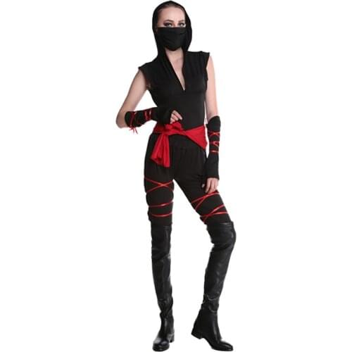 Ninja Cosplay Jumpsuit Japan Sexy Stage Game Uniform Halloween Costumes for Women 2021