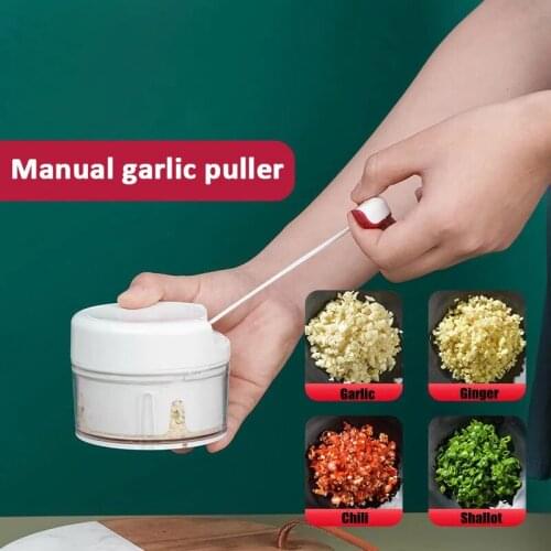 Mini Kitchen Garlic Press Vegetable Fruit Twist Shredder Manual Meat Grinder Chopper Garlic Cutter Ice Blender Chilli Grinder