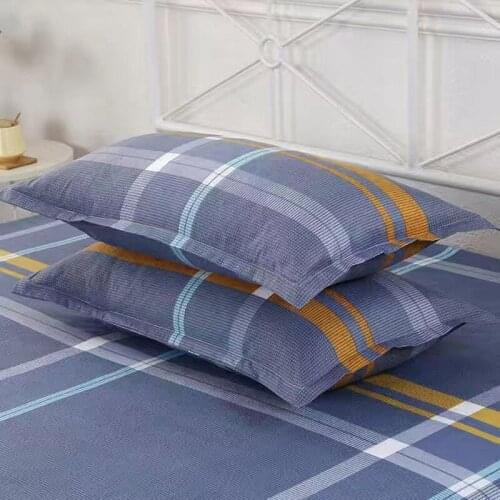 2PCS/Set Pillow Case Mod Cartoon Zip PillowCases Soft Warm For Home Bed Pillow Cover Fashion Stripe New Bedding