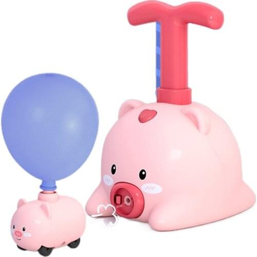 Two-in-one New Power Balloon Car Toy Inertial Power Balloon launcher Education Science Experiment Puzzle Fun Toys for Children