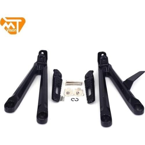 Motorcycle Rear Foot Pegs Pedal Pedals Bracket Footrest For HONDA CBR600RR 2005-2006