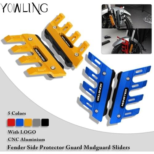 Motorcycle Mudguard Side Protection Block Fender Anti-Fall Slider For Ducati MONSTER 695 696 796 620 400 M600 Monster620/M620