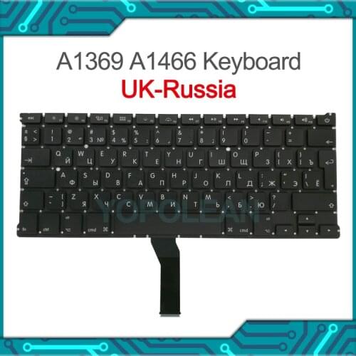 New Laptop Russian RU Keyboard for Macbook Air 13" A1466 A1369 Keyboard 2011 2012 2013 2014 2015 2017 Year
