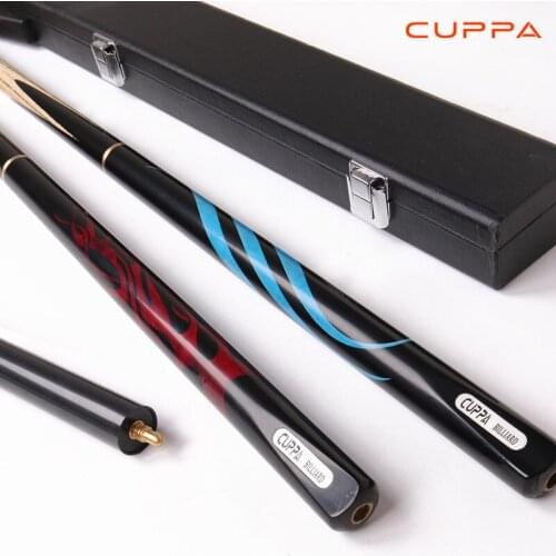 2019 NEW HANDMADE Cuppa Billiard 3 4 Snooker Cue 9.8mm Tip with Snooker Cue Case Red Blue China