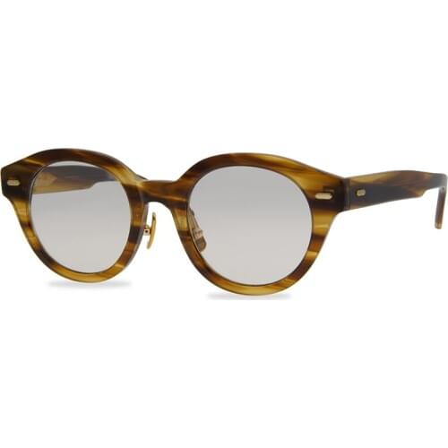 Vintage Hand Made eyewear High Quality Small Round Full Rim Eyeglass Frames Acetate unisex Optical Myopia With Case