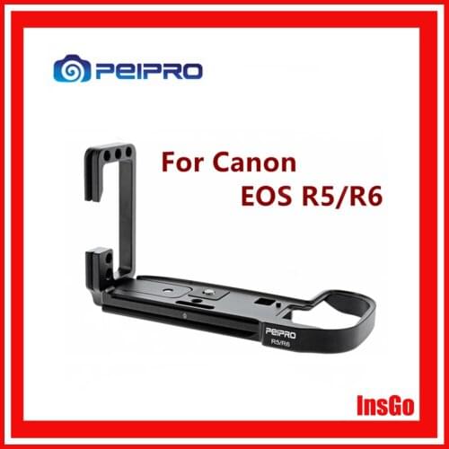 PEIPRO L Plate for Canon EOS R5 R6 Camera L Shape Bracket Arca Swiss Quick Realease Plate Hand Grip Holder Accessories