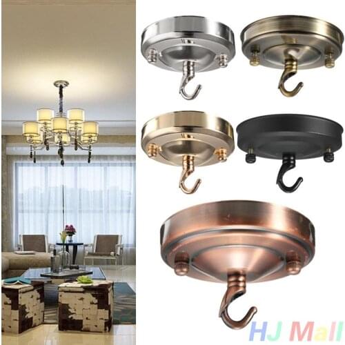 Retro Vintage Ceiling Hook Plate Holder Industrial Chandelier Lamp Light Home Household Lights Home Lights Accessories Ornament