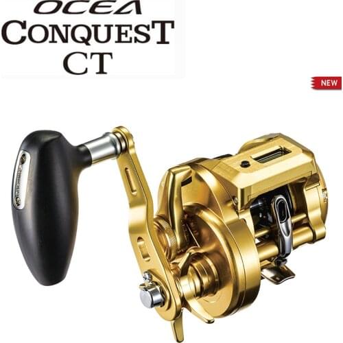 2018 NEW SHIMANO OCEA CONQUEST CT Digital Display Fishing Reel 300PG 301PG 301HG Fishing Wheel 10+1BB Fishing Reel Made in Japan