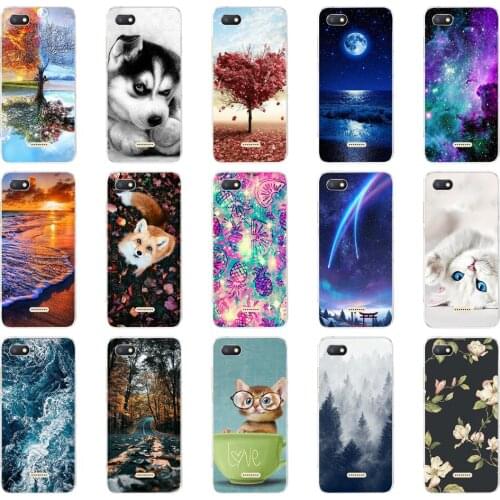B silicon Cover For xiaomi redmi 6a Case Full Protection Soft tpu Cover Phone Cases for Xiaomi Redmi 6A case bumper 6a Coque