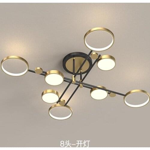 Nordic Chandelier Kitchen Light Fixtures Living Room Dinning Room Hotel 3 Lights Dimmable Light led Decoration Lamp 110v 220v