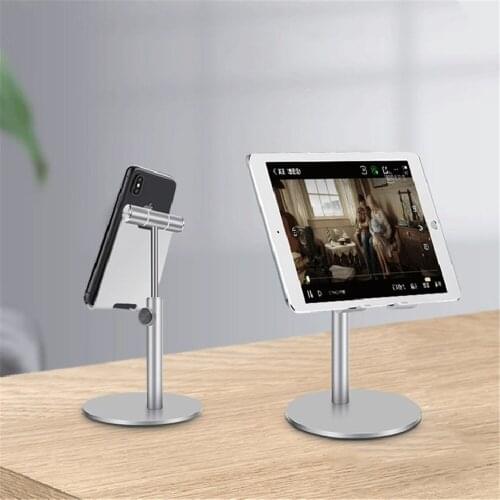 Phone Tablet Holder Stand for iPhone 11 Xiaomi mi 9 Metal Phone Holder Foldable Mobile Phone Stand Desk For Mobile Phone Tablet