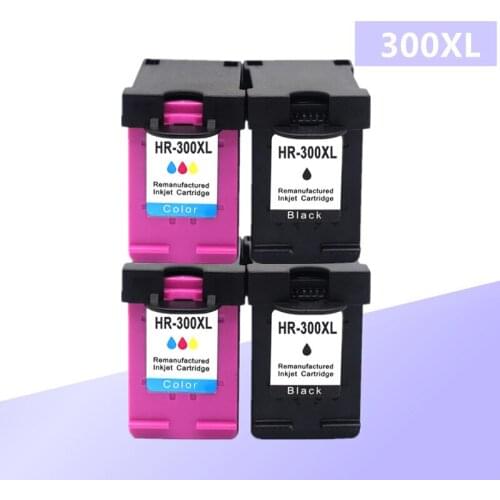 Replacement 300XL Ink Cartridges for hp 300 for hp300 Deskjet F4280 F4580 D2560 D2660 D5560 Envy 100 110 120 Photosmart C4680
