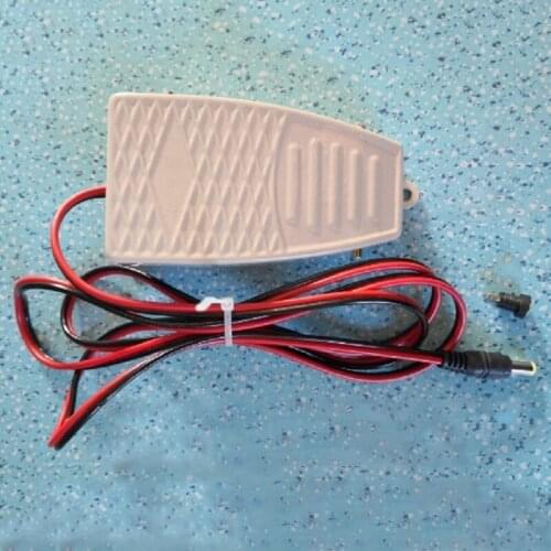 1.5m EKW-5A-B Foot Switch ON Pedal Metal Aluminum Shell Pedal Belt with Connector Foot Control for spot welding machine welder