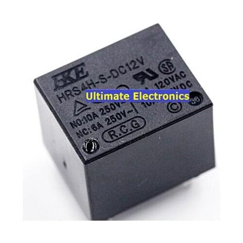 10PCS HRS4H-S-DC12V-C 5 FEET HRS4H-S-DC12V 10A